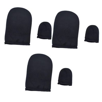 Ipetboom 6pcs Sunless Tanning Glove Flocking Applicator Mitts for Oil Sunscreen Compact Design for Easy Use for Women Girls Protective Hand Coverage