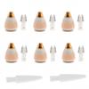 Eyebrow Hair Remover replacement heads for Finishing Touch Flawless Brows Eyebrow Hair Remover,Painless Blades with Cleaning Brush - As Seen on TV (flawless eyebrow replacement heads, 6 pack) view 1