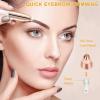 Eyebrow Hair Remover replacement heads for Finishing Touch Flawless Brows Eyebrow Hair Remover,Painless Blades with Cleaning Brush - As Seen on TV (flawless eyebrow replacement heads, 6 pack) view 2
