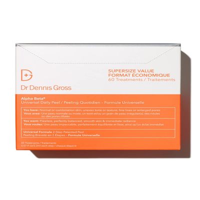 Alpha Beta Universal Daily Peel by Dr. Dennis Gross for Unisex - 60 Pc Pads, Cranberry