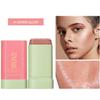 Yeweian Cream Contour Stick, Face Shimmer Bronzer Stick, Blendable Natural Glow Highlighter Makeup Stick, Multi-Use Tinted Solid Moisturizer Stick, 01 Warm Glow view 2