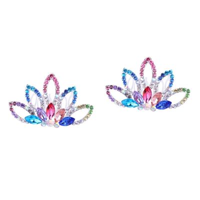 Angoily 2 Pcs Handmade Headband Bridal Headpiece Hair Comb Special for Wedding Party Prom Engagement Anniversary