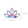 Angoily 2 Pcs Handmade Headband Bridal Headpiece Hair Comb Special for Wedding Party Prom Engagement Anniversary view 3
