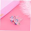 Angoily 2 Pcs Handmade Headband Bridal Headpiece Hair Comb Special for Wedding Party Prom Engagement Anniversary view 4