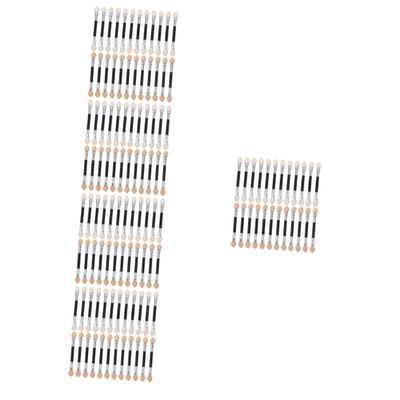 balacoo 120pcs Double- Eyeshadow Skin-friendly Makeup Brushes for Women Versatile Cosmetic Tools for Eye Nose and Lip Makeup for Effortless Application