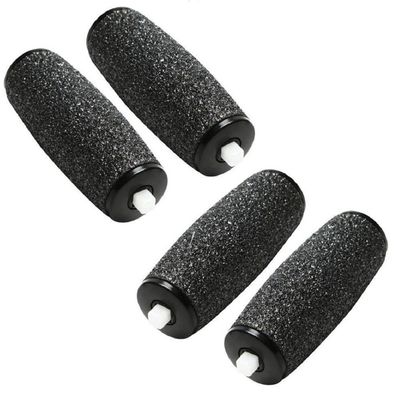 Beaupretty 4Pcs Replacement Pedicure Scrub Heads for Electric Foot File Callus Remover Compatible with Most Pedicure Devices Wet & Dry Use