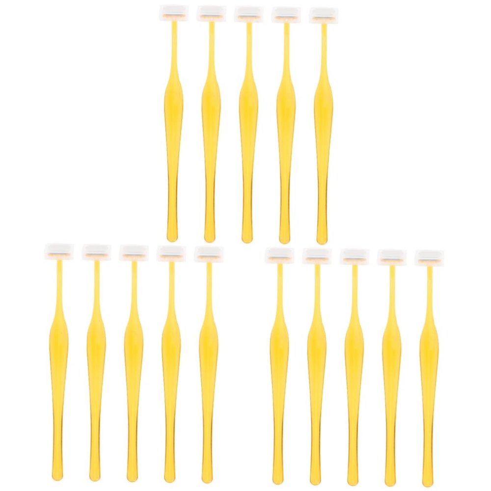 balacoo 15pcs Women Razors Eyebrow Trimmer Hair Removal for Women Portable Lightweight Random Color