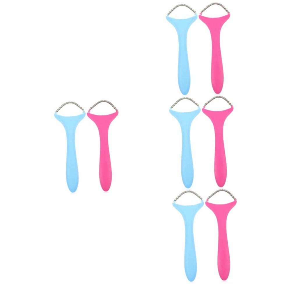 Balacoo 8 Pcs Facial Hair Remover Facial Hair Removal for Women Electric Tool Permanent Hair Removal Portable Facial Epilator Upper Lip Threading Tool Sprung Spring Threader Miss, 16x6.5cm