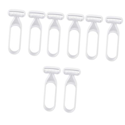balacoo 8 Pcs Armpit Hair Trimmer for Girl Facial Hair Remover Facial Hair Trimmer Grooming Womens Razors for Shaving Face Beauty Care Tool Body Blade Miss Eyebrow Scraper, 13x5cm, Grey