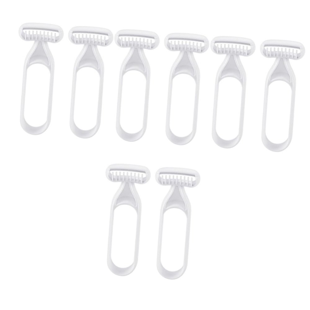 balacoo 8 Pcs Armpit Hair Trimmer for Girl Facial Hair Remover Facial Hair Trimmer Grooming Womens Razors for Shaving Face Beauty Care Tool Body Blade Miss Eyebrow Scraper, 13x5cm, Grey