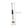 Balacoo 8 Pcs Powder Brush Double Ended Makeup Brush Lip Brush Blending Brush for Makeup Dual Ended Cosmetics Brush Eye Shadow Brush Woman Aluminum Tube Trimming Foundation Brush, 17.5X2X2CM, Black view 2