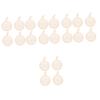 balacoo 20pcs Round Exfoliating Loofah Pads for Facial Cleansing Soft Makeup Removal Sponges for Skin Exfoliation and Daily Use Travel Essentials for Women and Girls view 1