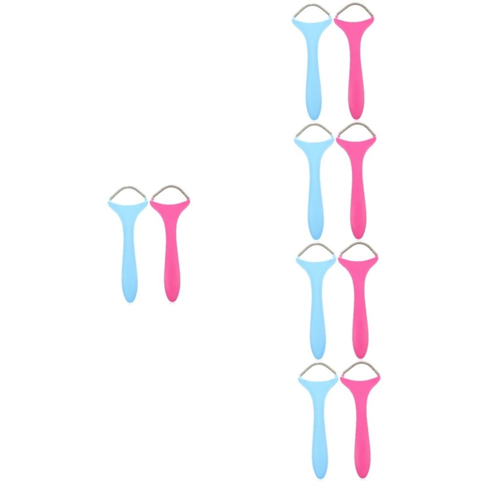 Balacoo 10 Pcs Facial Hair Remover Threading Eyebrow Threader Electric Tool Manual Hair Remover Facial Tools for Skin Care Power Tools Face Hair Remover Miss Thread Tool Painless, 16x6.5cm