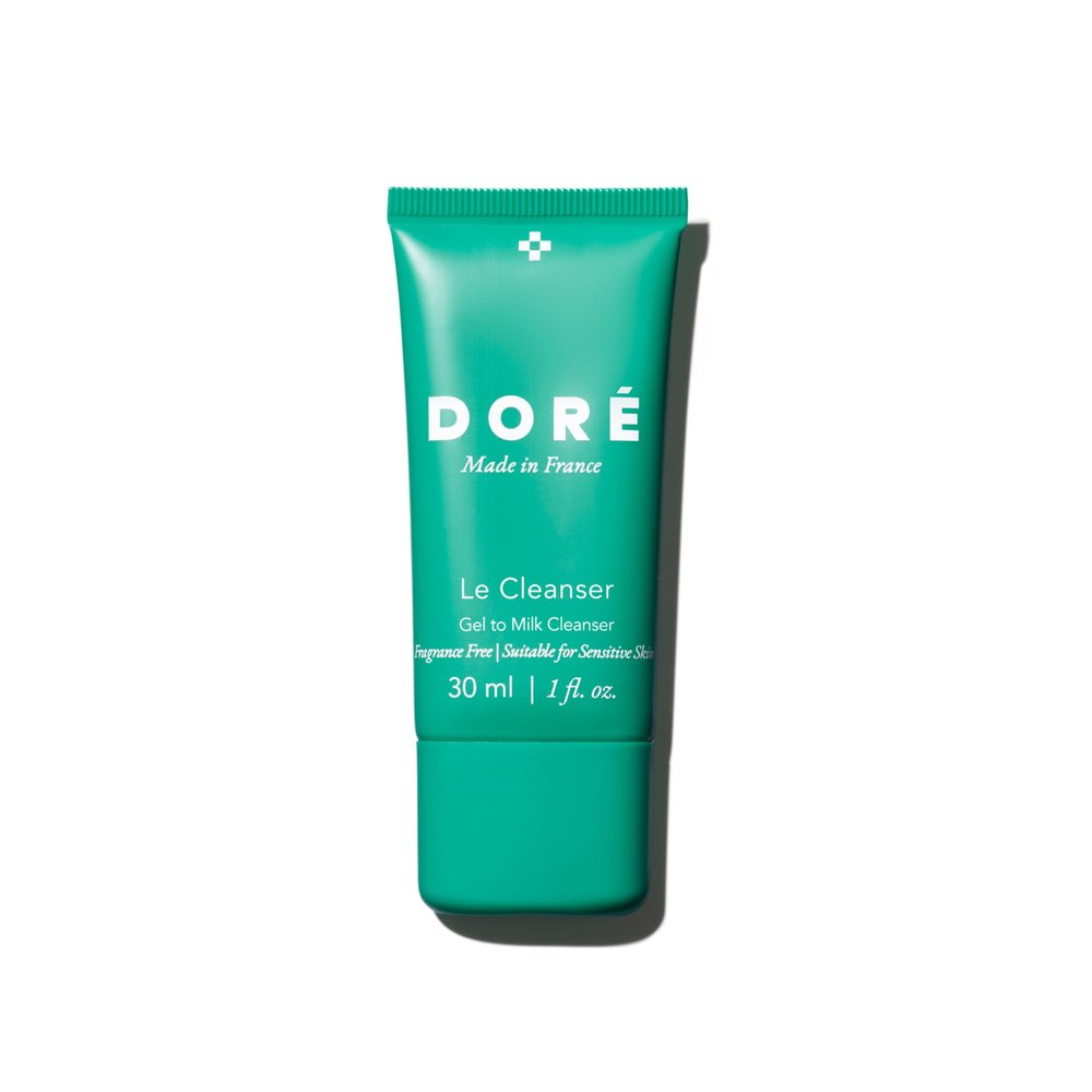 Dor - Le Cleanser Gel to Milk Daily Face Cleanser | Gentle Hydrating Cleaner for Dry & Sensitive Skin | Makeup Remover for Women & Men for Face (1 fl oz | 30 ml)