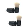 NOLITOY 2pcs Portable Makeup Brush Blush Brush Powder Professional Cosmetics Kit for Women Girls Ladies Bristle for Setting Powder Makeup view 1