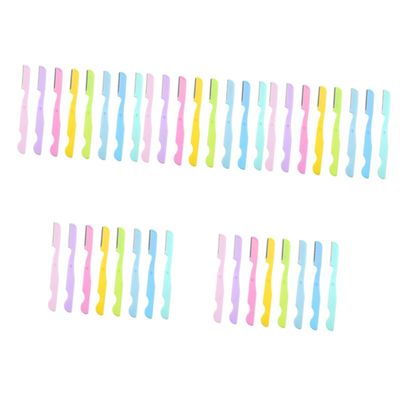 balacoo 40pcs Portable Eyebrow Facial Hair Trimmers for Women Safe and Skin- Design for Daily Eyebrow Grooming and Giving