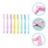 balacoo 40pcs Portable Eyebrow Facial Hair Trimmers for Women Safe and Skin- Design for Daily Eyebrow Grooming and Giving view 2