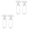 Balacoo 4 Pcs Armpit Arm Shavers Wisking Tool Electric Rasuradoras para Mujeres Grooming Razors for Women Facial Epilator Face Razor Resin Miss Eyebrow Scraper Indifferent, 13x5cm view 1