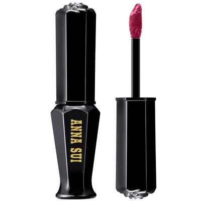 ANNA SUI Everlasting Rouge, Matte Finish Lipstick, Vibrant Color, No Smudging, Long-Lasting Wear, 200 Sensual Plum with an Elegant Mood, 0.24 oz