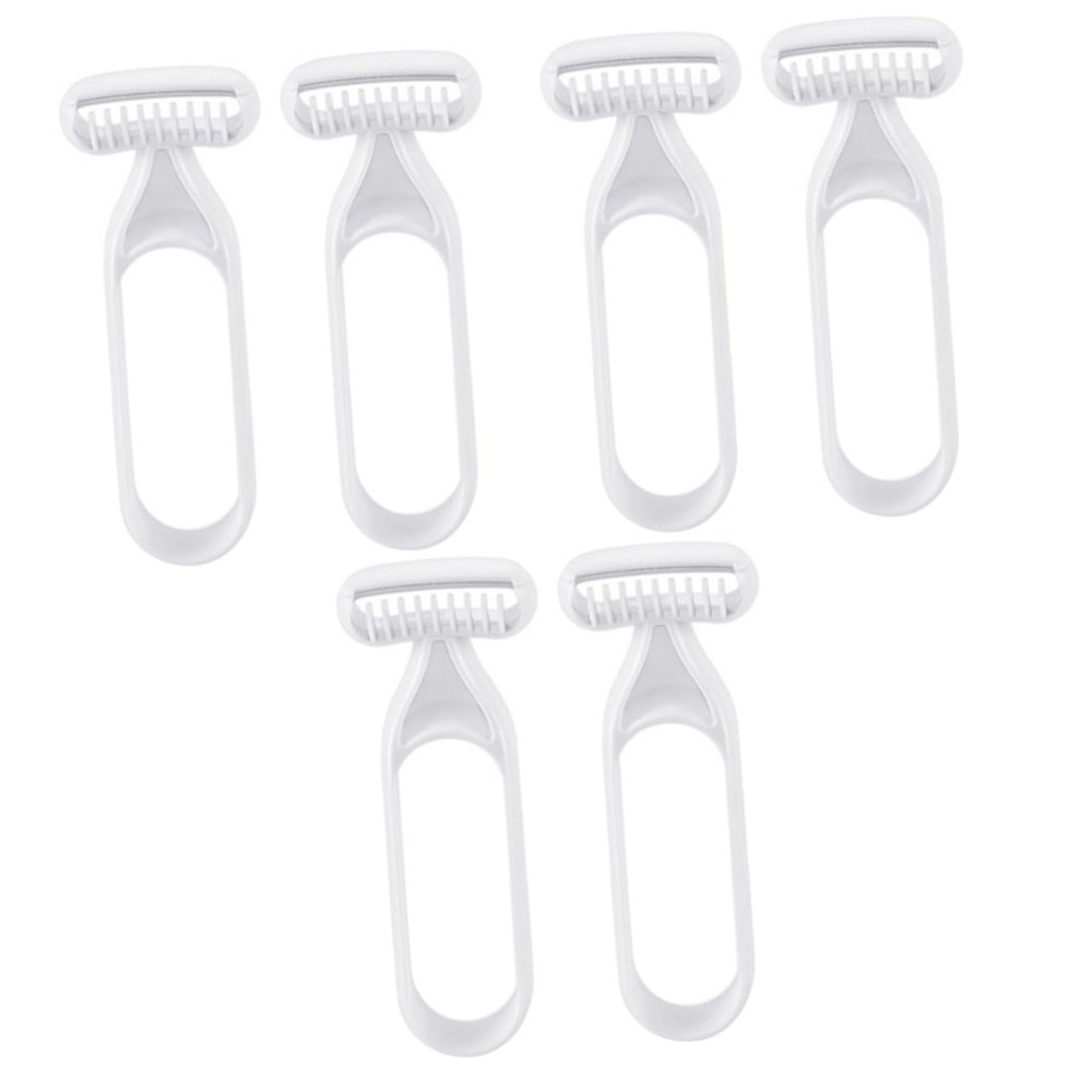 balacoo 6pcs Facial Hair Remover Tool Women Body Hair Shaver Close Precision Portable for Travel and Business
