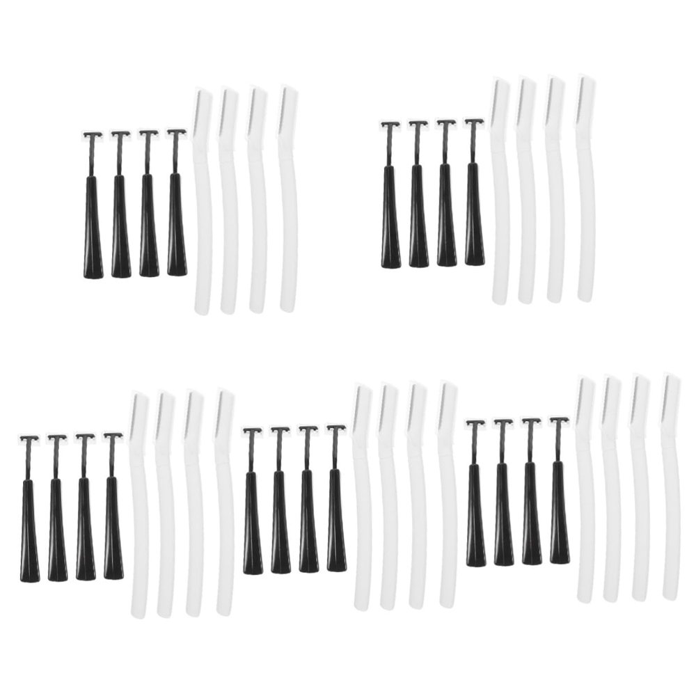 balacoo 20sets Facial Eyebrow Razor for Women Eye Brow Shaper Dermaplaning Tool