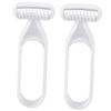 Balacoo 2pcs Armpit Womens Razors for Shaving Face Trimmer Bikini Shavers Facial Razor Wisking Tool Remover for Armpit Shaver for Women Body Hair Razor Manual, 13x5cm, Grey view 1