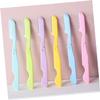 Balacoo 16 Pcs Eyebrow Trimmer Brow Dermaplaning Razors Womens Razors Hair Trimmer Eyebrow Blades Lip Razors for Women Face Shaver Foldable Trimmer Cosmetic Tool Miss Plastic, 12.2x1.5cm view 4