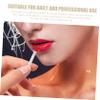 Balacoo 20 Pcs Lip Mask Spoon Cream Eye Shadow Stick Silicone Basting Brush Makeup Applicators Silicone Dish Sponge Makeup Eyeshadow Lipstick Makeup Brush Lip Balm Cosmetic Miss, 5X0.7X0.5CM, Pink view 3