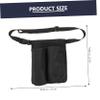 balacoo 2pcs Organizer Waist Pouch Portable Masseur Bottle Holder for Massage Beauty Shops Lightweight Black Design Convenient Storage for Bottles view 3