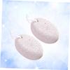 Beaupretty 3pcs Foot Callus Remover Tool Double Sided Pedicure Foot Stone Scrubber Callus Remover view 2