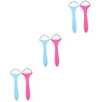balacoo 6pcs Hair Removal Device Women Trimmer Facial Hair Remover Thread Removal Portable Face Plucker
