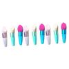 balacoo 3pcs Handle Mushroom Makeup Sponge Cosmetic Blender Puff for Foundation Concealer Blush and Highlighter Easy to Clean Random Color for Women view 1