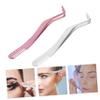 balacoo 8pcs Lash Clamp Tweezers Eyelash Tweezer for Lashes Alicator Tool Makeup Tool view 2