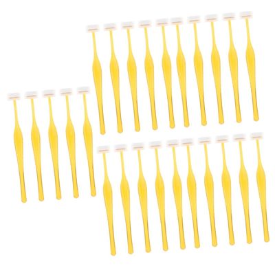 Balacoo 25 Pcs Folding Eyebrow Trimmer Female Eyebrow Remover Portable Eyebrow Remover Eyebrow Trimmer Tool Home Tools Shaver Stainless Steel Women's Eyebrow Scraper Household, 12.5x1.3cm