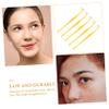 Balacoo 25 Pcs Folding Eyebrow Trimmer Female Eyebrow Remover Portable Eyebrow Remover Eyebrow Trimmer Tool Home Tools Shaver Stainless Steel Women's Eyebrow Scraper Household, 12.5x1.3cm view 3