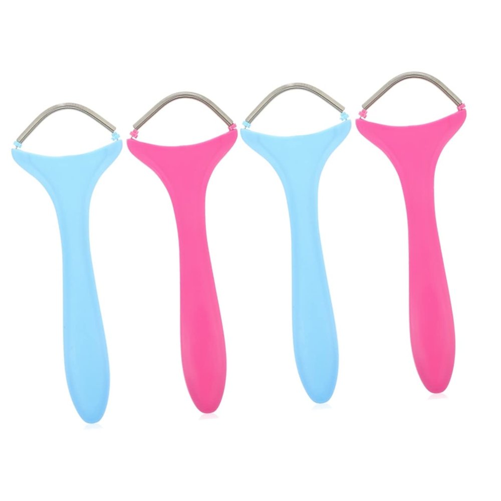 balacoo 4pcs Hair Removal Spring for Women Facial Hair Removal Tool Eyebrow Threader Lip Spring