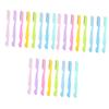 balacoo 24pcs Plastic Eyebrow Safe and Gentle Facial Hair Remover for Women Design for Easy Storage for Eyebrow Trimming and Facial Grooming view 1
