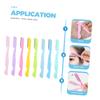 balacoo 24pcs Plastic Eyebrow Safe and Gentle Facial Hair Remover for Women Design for Easy Storage for Eyebrow Trimming and Facial Grooming view 3