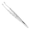 balacoo 2pcs Stainless Steel Tweezers for Women Meibomian Gland Non-skid Grip Comfortable Control for Mgd and Dry Eye Treatment Rounded Tip view 4