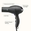 Infiniti PRO CONAIR Hair Dryer with Diffuser, Professional AC Motor, Tourmaline Ceramic Technology Blow Dryer, Includes Concentrator and Blowout Brush, Amazon Exclusive, Gray view 2