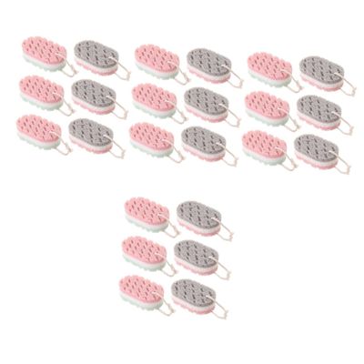balacoo 24pcs Bath Back Sponge Back Scrubber Bathing Scrubber Body Cleaning Sponge