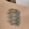 3 sheets Realistic Snake Scales Temporary Tattoos Halloween Cosplay Costume Body Art Tattoo for Men and Women view 4