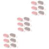 balacoo 18pcs Exfoliating Bath Sponge for Women and Men Dual-Sided Body Scrubber Sponge Design and Colors view 1