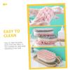 balacoo 18pcs Exfoliating Bath Sponge for Women and Men Dual-Sided Body Scrubber Sponge Design and Colors view 2