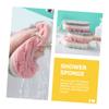 balacoo 18pcs Exfoliating Bath Sponge for Women and Men Dual-Sided Body Scrubber Sponge Design and Colors view 3