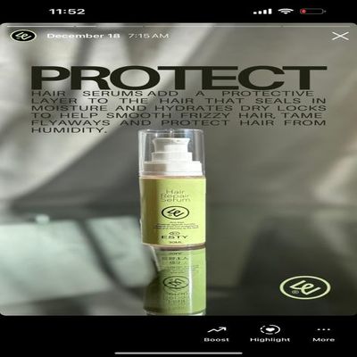 BY ESTY Hair Repair Serum for Damaged Hair, Hair Growth Serum for Women and Men, Hair Thickening Serum