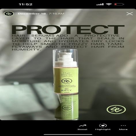 BY ESTY Hair Repair Serum for Damaged Hair, Hair Growth Serum for Women and Men, Hair Thickening Serum