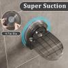 PENGYUDA Shower Foot Rest for Shaving Legs,Non Slip Powerful Suction Cup Foot Holder for Shower Shaving Legs Assist,No Drilling,Reusable Foot Stool Stand for Women & Back Pain Sufferers(Black) view 3
