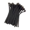 0.6cm 6 Inch Loc Extension Human Hair Thickness Natural Black Full Handmade Permanent Locs Can Be Dyed and Bleached for Women Men Kids Dreadlock Extensions Real Human Hair view 3