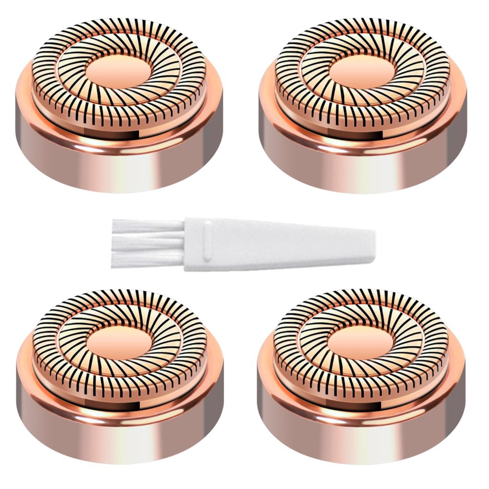 Facial Hair Remover Replacement Heads Generation 2 for Finishing Touch Flawless Facial Hair Removal Tool for women,Double Halo Painless and Smooth As Seen On TV.